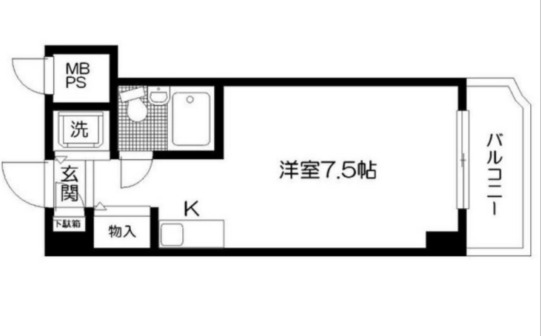 日神パレステージ西大島の間取り写真