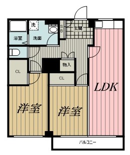ＪＲ総武線 千葉駅 バス乗車時間：10分 最寄りバス停で下車 徒歩4分 3階建 築36年の間取り写真
