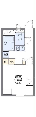 レオパレスプラムＫの間取り