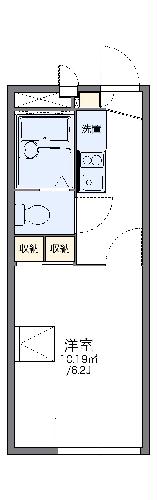 レオパレス糸田橋東の間取り