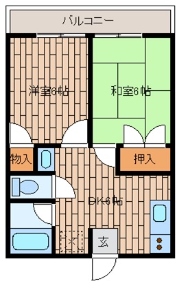 コンフォートハイツの間取り