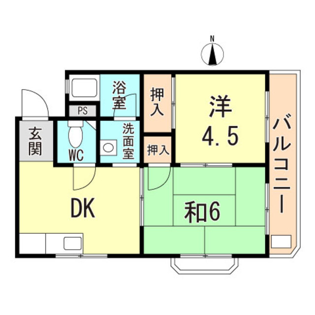 住吉サンシャインの間取り