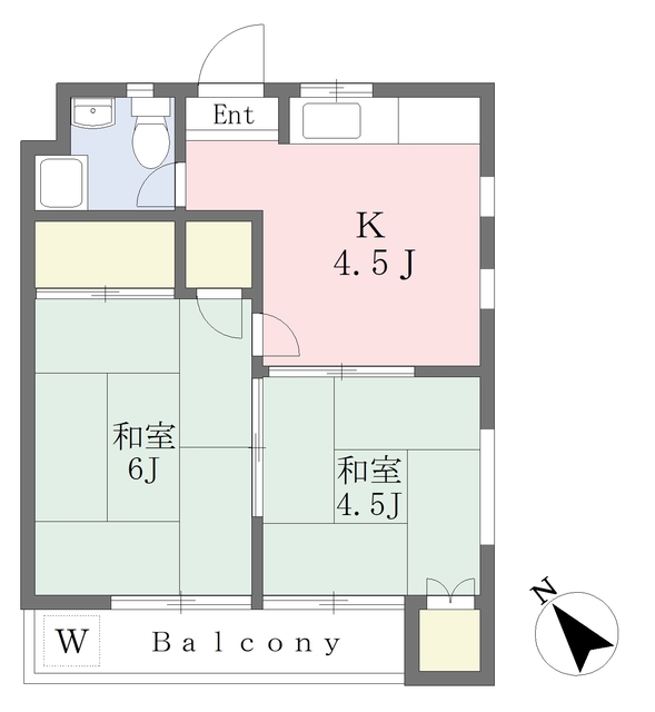 葛飾区新小岩のマンションの間取り