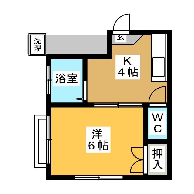 岩井マンションの間取り