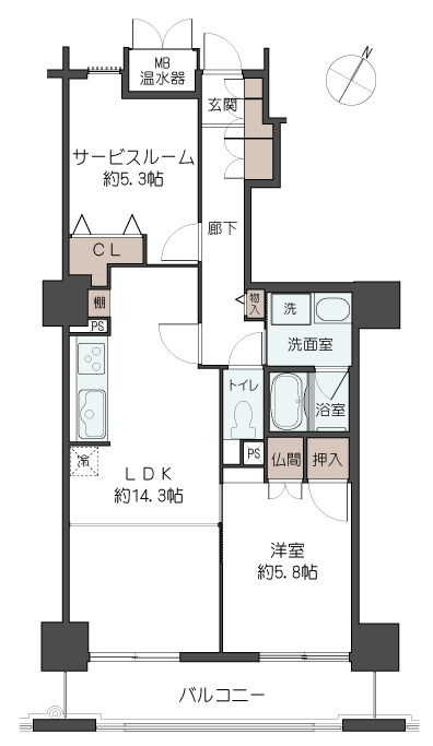 ＫｉＬａＬａ住吉の間取り