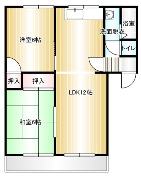 アビタシオンＫの間取り