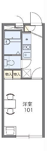 レオパレスハーモニーの間取り