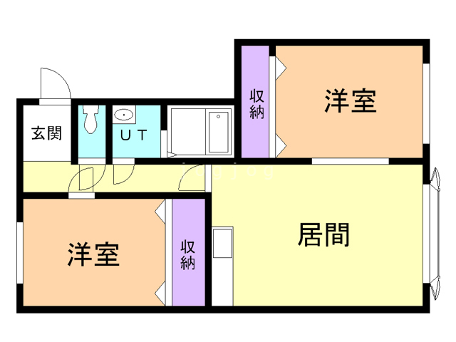 サンハイツの間取り