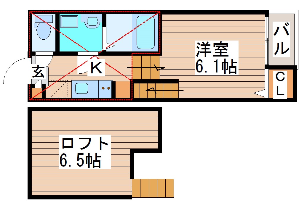 ドエルドルテの間取り