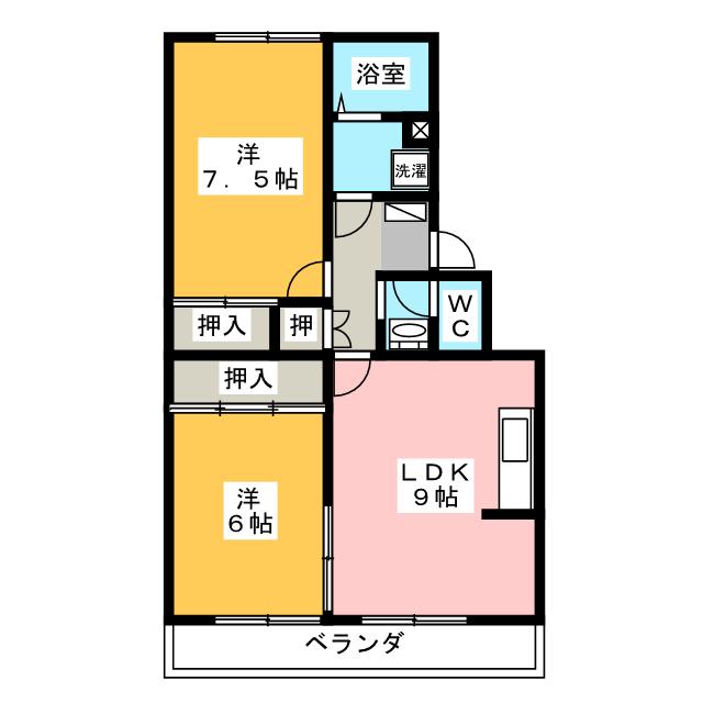 ファミーユ杁ヶ池の間取り