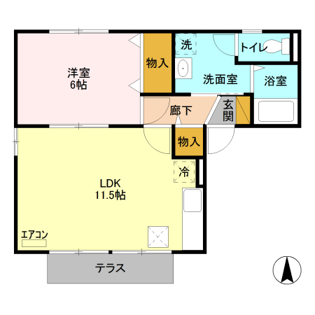 ベリーコートの間取り