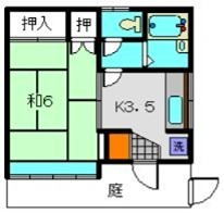 コーポ細谷１号棟の間取り