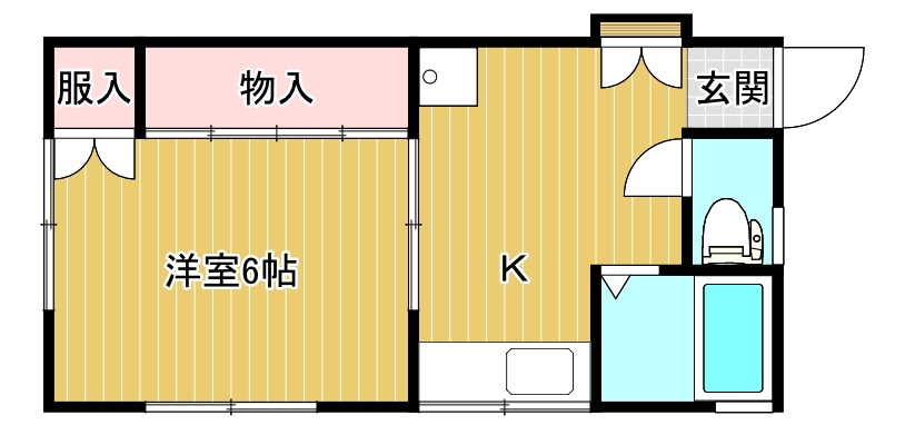 茂野アパートIIの間取り