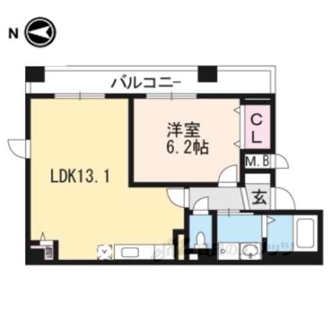 アネックス久我の杜五番館の間取り