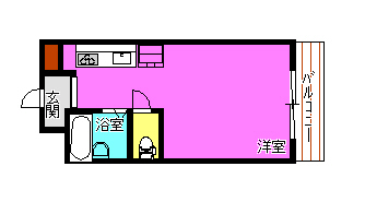 加古川市平岡町新在家のマンションの間取り