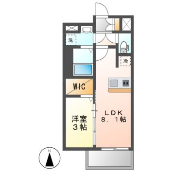 エスリード葵　広小路通の間取り