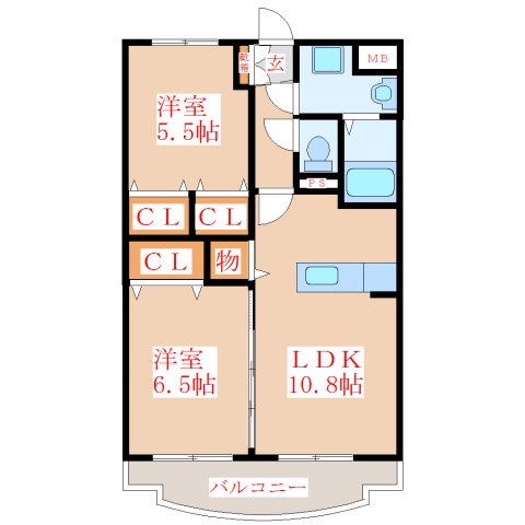 アグレアーブルの間取り