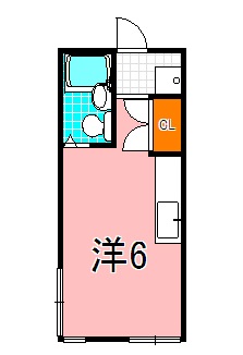 明石市東仲ノ町のマンションの間取り