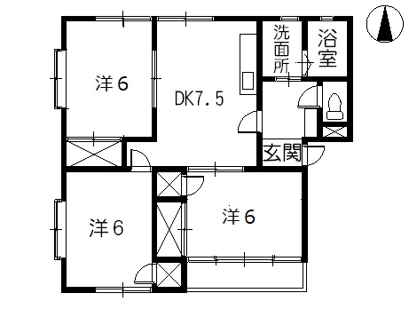 メゾニティオオミの間取り