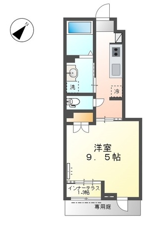 安城市池浦町のアパートの間取り