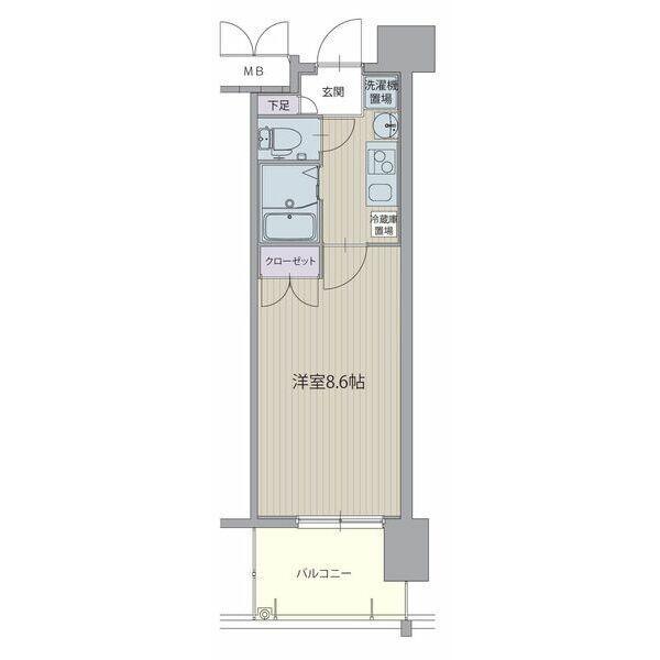 名古屋市千種区今池のマンションの間取り