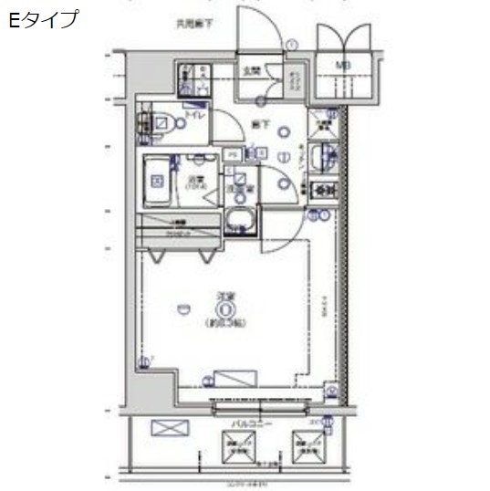 MELDIA CREST TAPP 新大阪 WESTの間取り