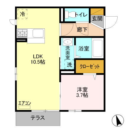 ロンサールの間取り