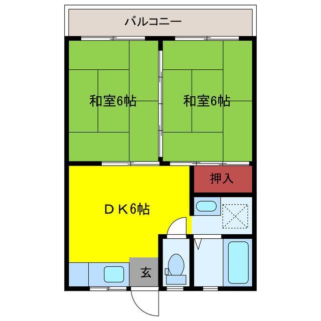 サンハイツ第一の間取り