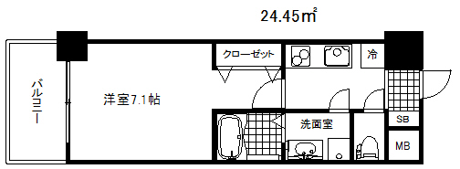 アドバンス三宮シュロスの間取り