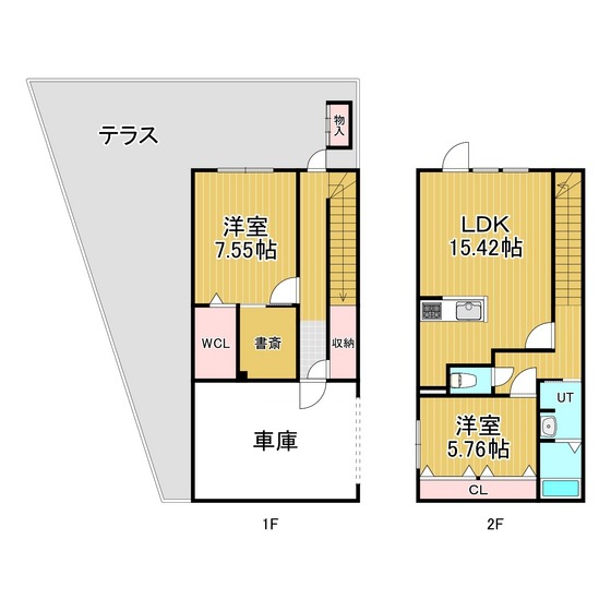 ピオネロあびらの間取り