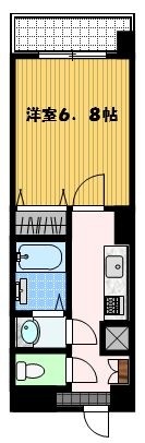 長崎市目覚町のマンションの間取り