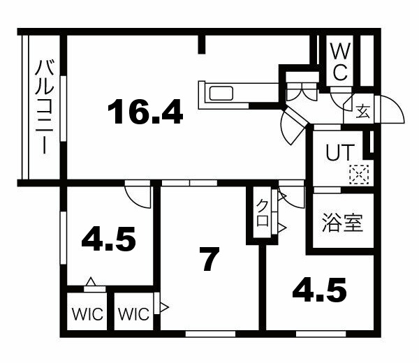 グランエリーナ南郷の間取り