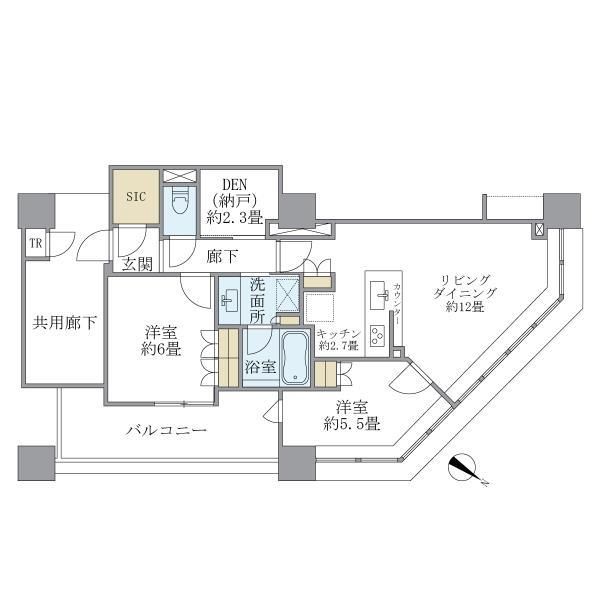 江東区有明のマンションの間取り