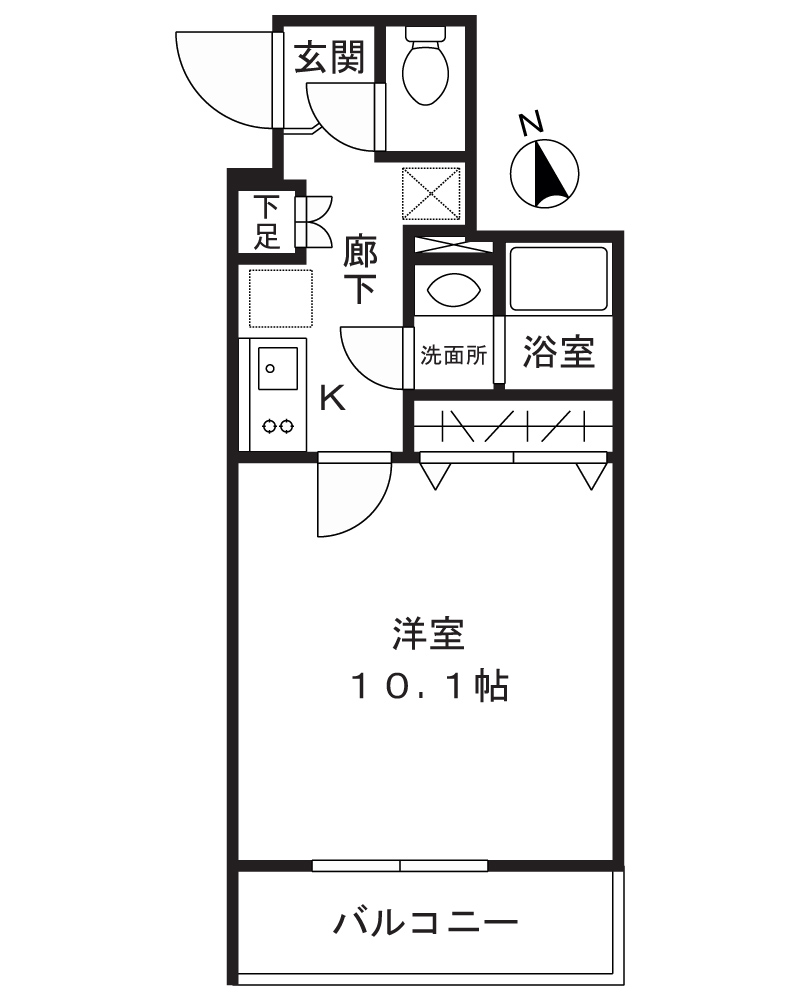 EDIAN武蔵小山の間取り