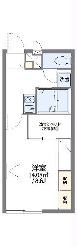 レオパレスファーストＫの間取り