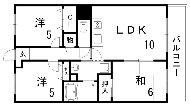 ストークコートの間取り