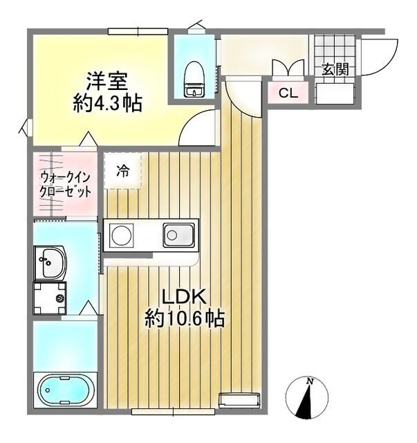 レグルスさくら町の間取り