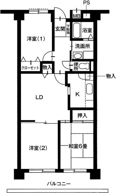 メゾン・ド・ベル青葉台の間取り