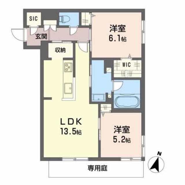 福山市野上町のマンションの間取り