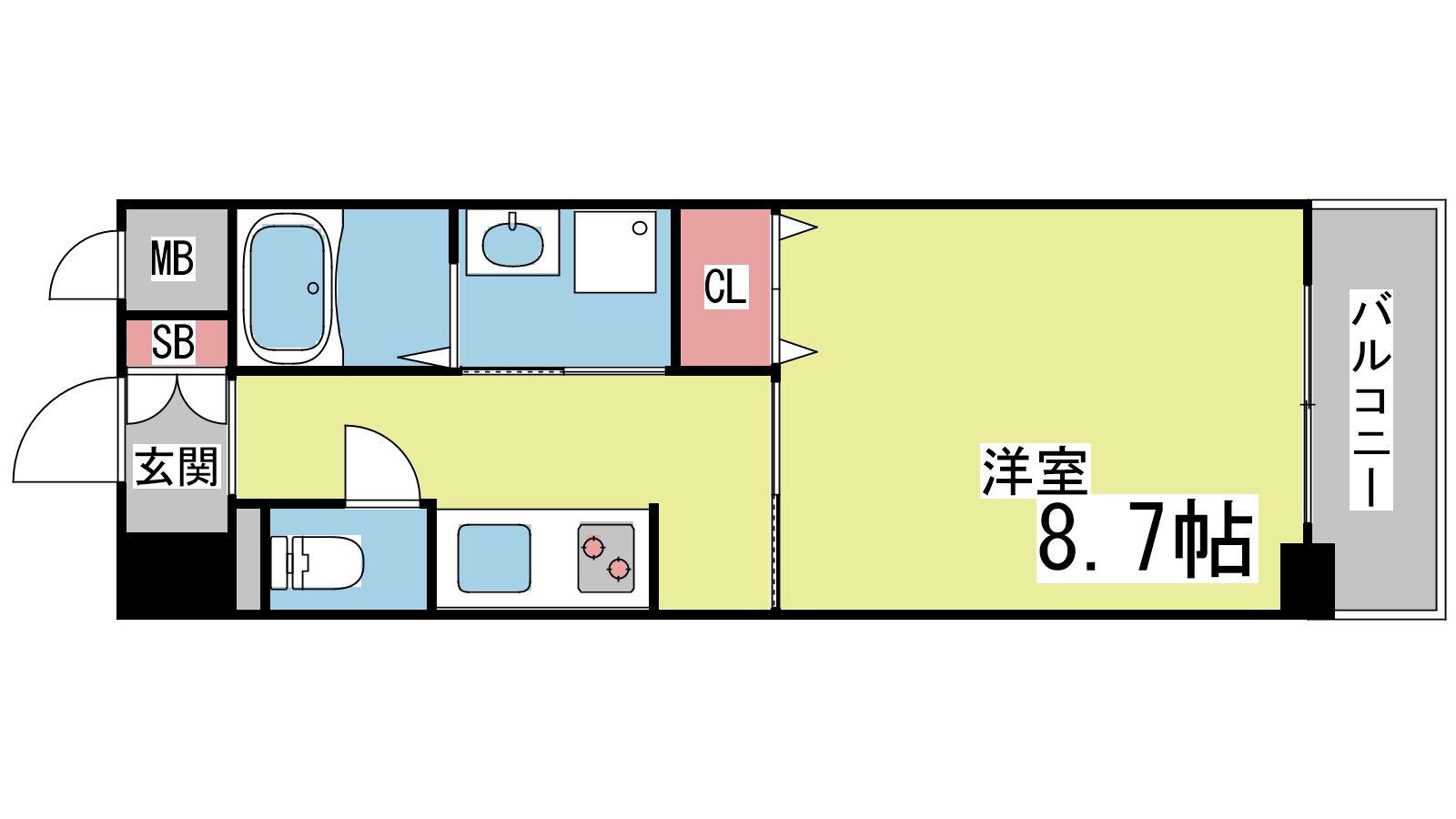 エル・セレーノ石屋川の間取り