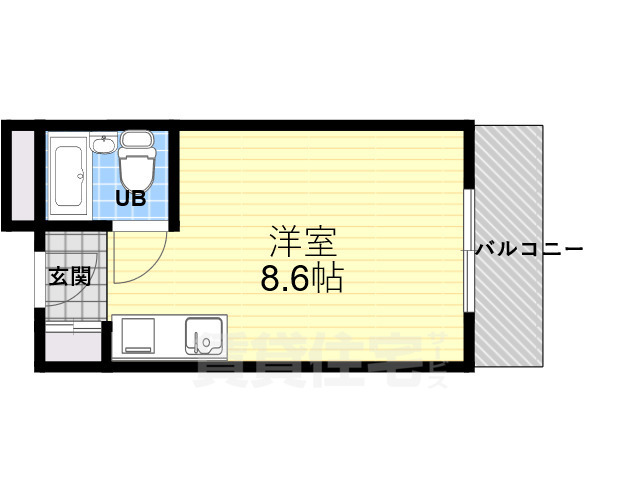 ラヴィータ箕面の間取り