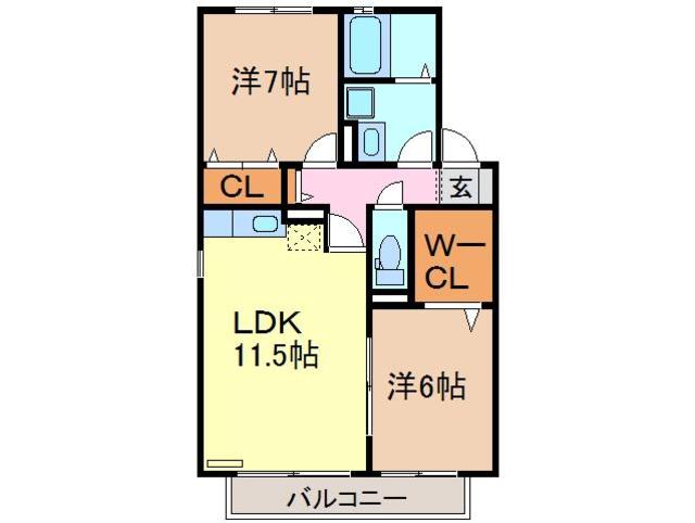 丘壱番館の間取り