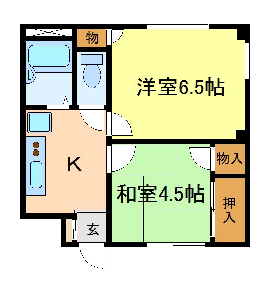 江戸川区春江町のマンションの間取り