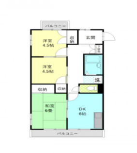 八王子市高尾町のマンションの間取り