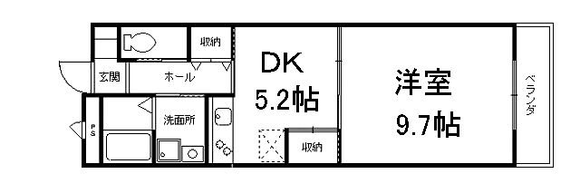 プレアデス桃山の間取り