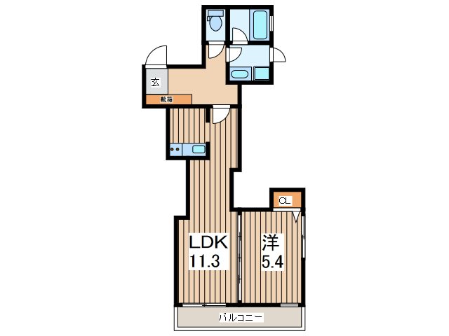 川口市西青木のマンションの間取り