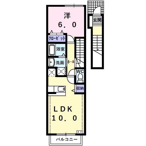 ロジュマンＥの間取り