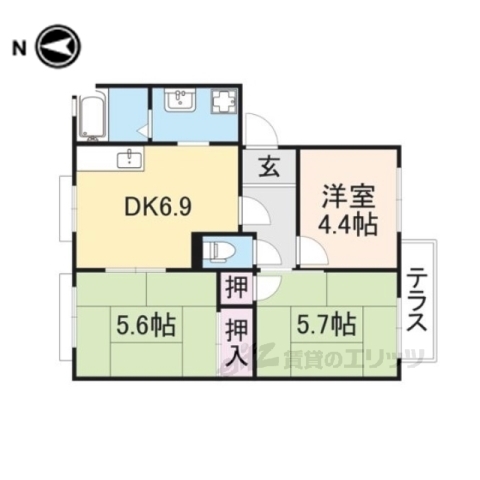 エピーメロンの間取り