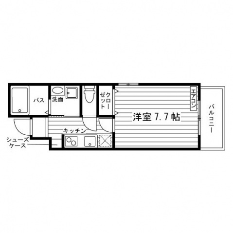 オモシェオーワン（OMOSHEY-01）の間取り