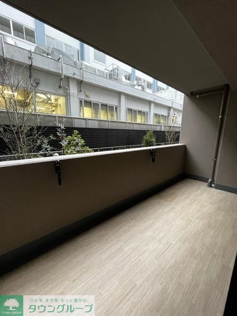 【江戸川区松江のマンションのバルコニー】